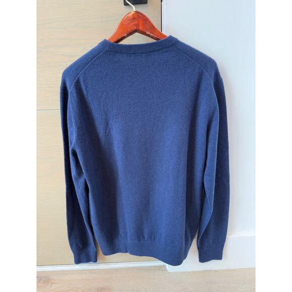 ONLY ONE ONLINE -Men’s Greyson Crew-Neck Cashmere Sweater Size M - Picture 8 of 11